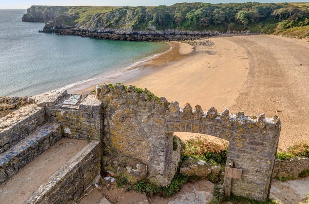 Barafundle Bay beach UK